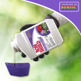 Bonide Rose Shield action on pests helping plant health and vigor.