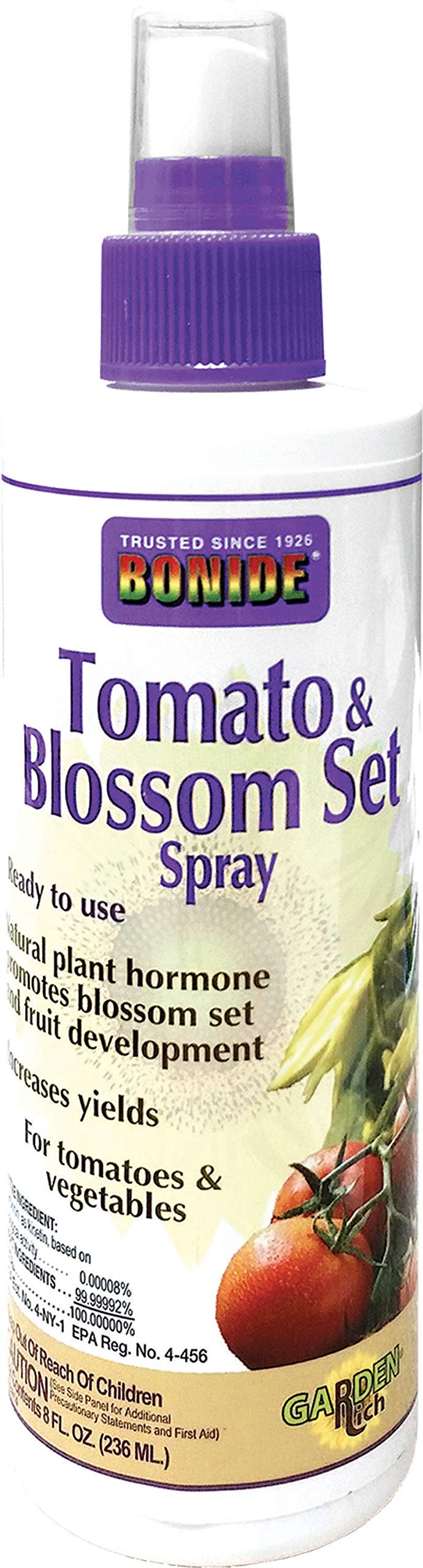 Bonide Tomato & Blossom Set Spray bottle ready to use for improved tomato setting and growth