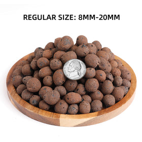 Boniosz Leca pebbles in a hydroponics setup enabling efficient drainage and reservoir.