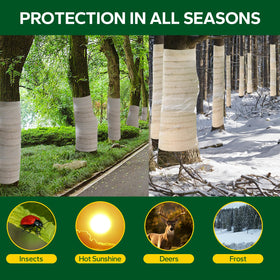 Bonivack damaged bark wrap aids bark recovery with breathable protection