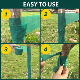 Eco-friendly biodegradable non-woven fabric detail of the Bonivack wrap.