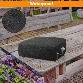 Easy-clean Bonnary grill cover made from Oxford fabric, resistant to stains.