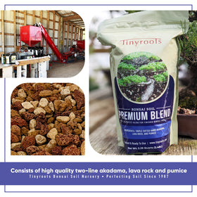 Bonsai Outlet Double-sifted mix in a resealable pouch stays dust-free and ready to use.