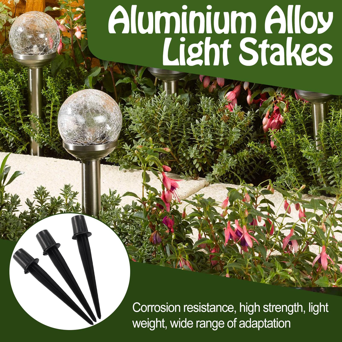 Bonsicoky ABS-cap design enables quick light-pole attachment