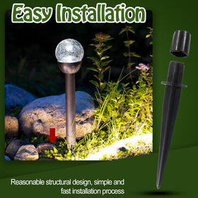 Bonsicoky weather-resilient stake withstands snow, rain, and mud outdoors