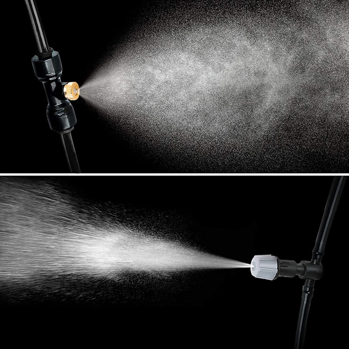 Bonviee misting kit with built-in filter protects against clogs.