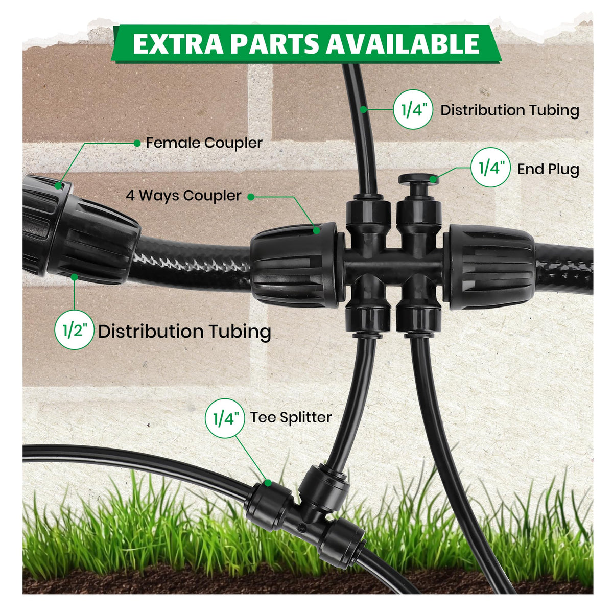 Bonviee ideal for raised beds image illustrating precise root-zone watering.