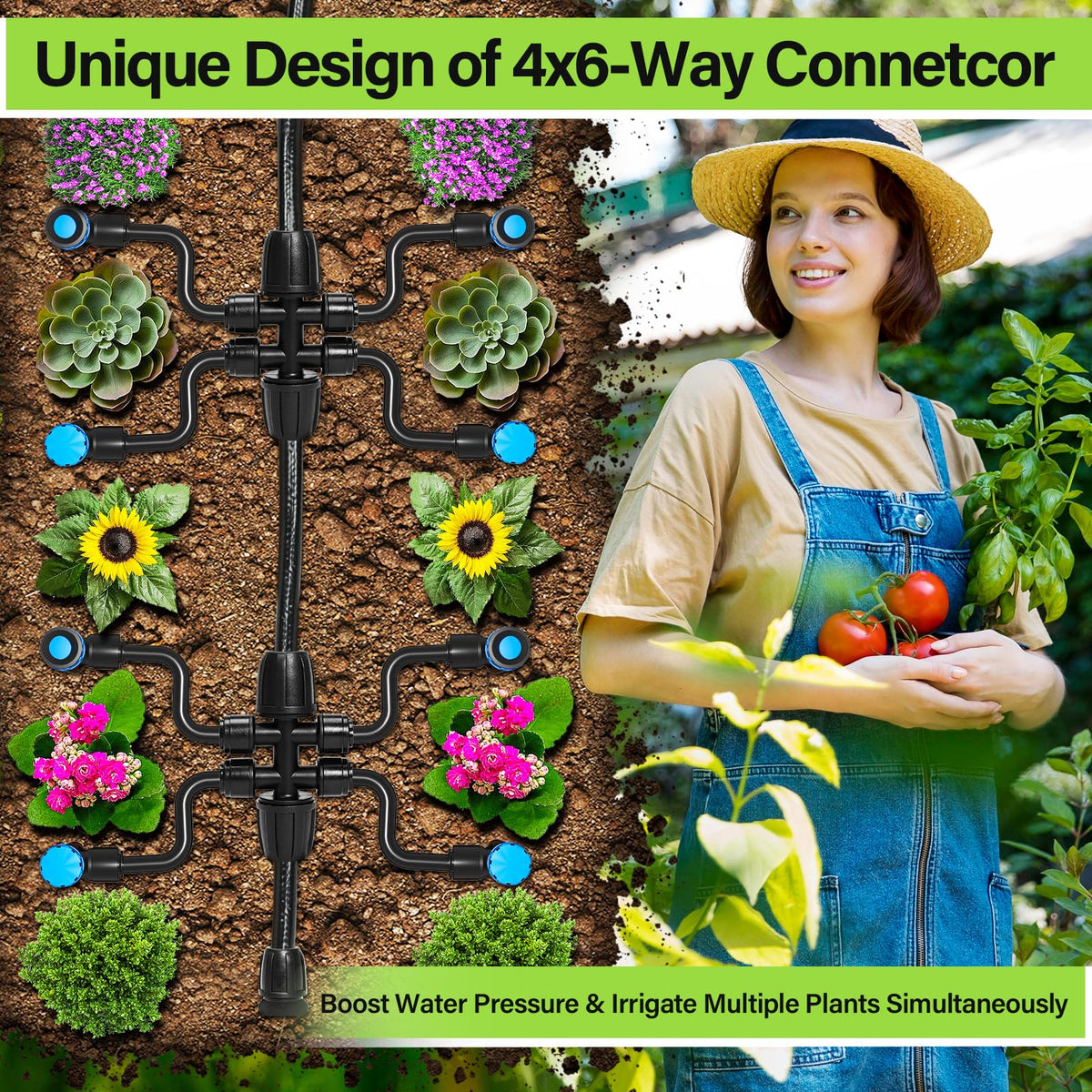 Bonviee misting compatibility for even humidity in outdoor spaces.