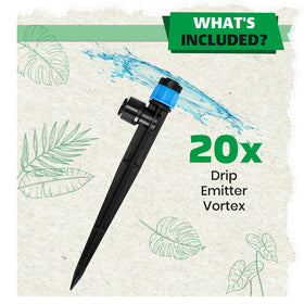 Bonviee push-to-connect stake assembly demonstrating quick, tool-free setup.