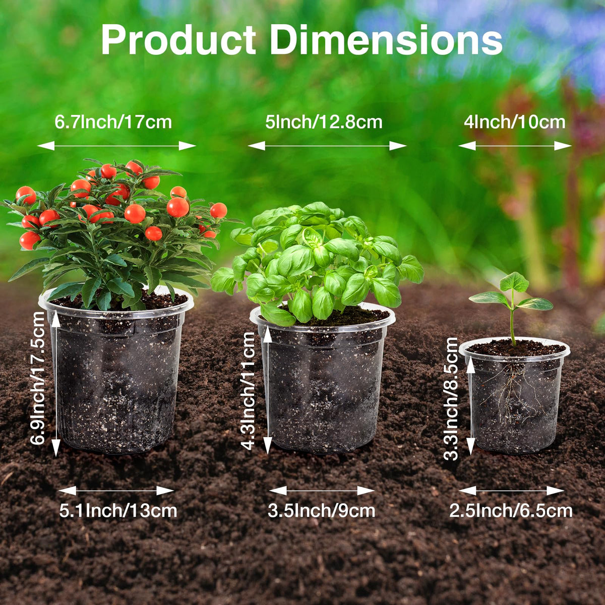 Bonviee seedling pot highlights drainage holes for better airflow and drainage.