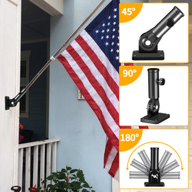 BONWIN bottom plate with long screws ensures rugged outdoor mounting.