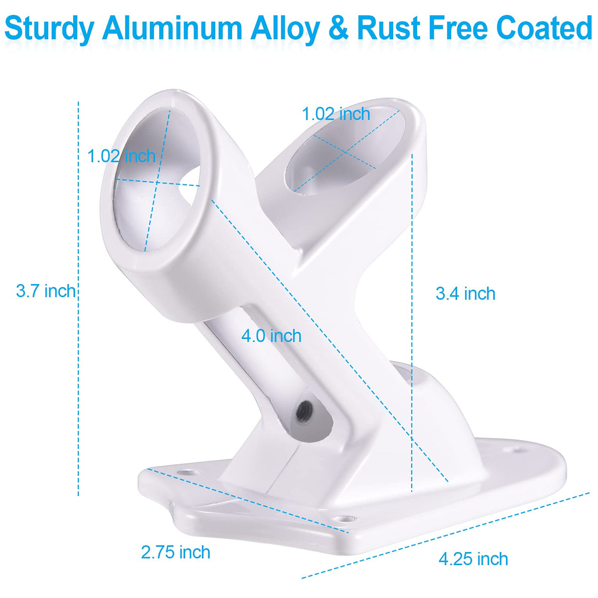 BONWIN flag-pole-bracket outdoor wall-mount setup for easy installation