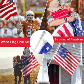 BONWIN complete flagpole hardware kit for quick setup