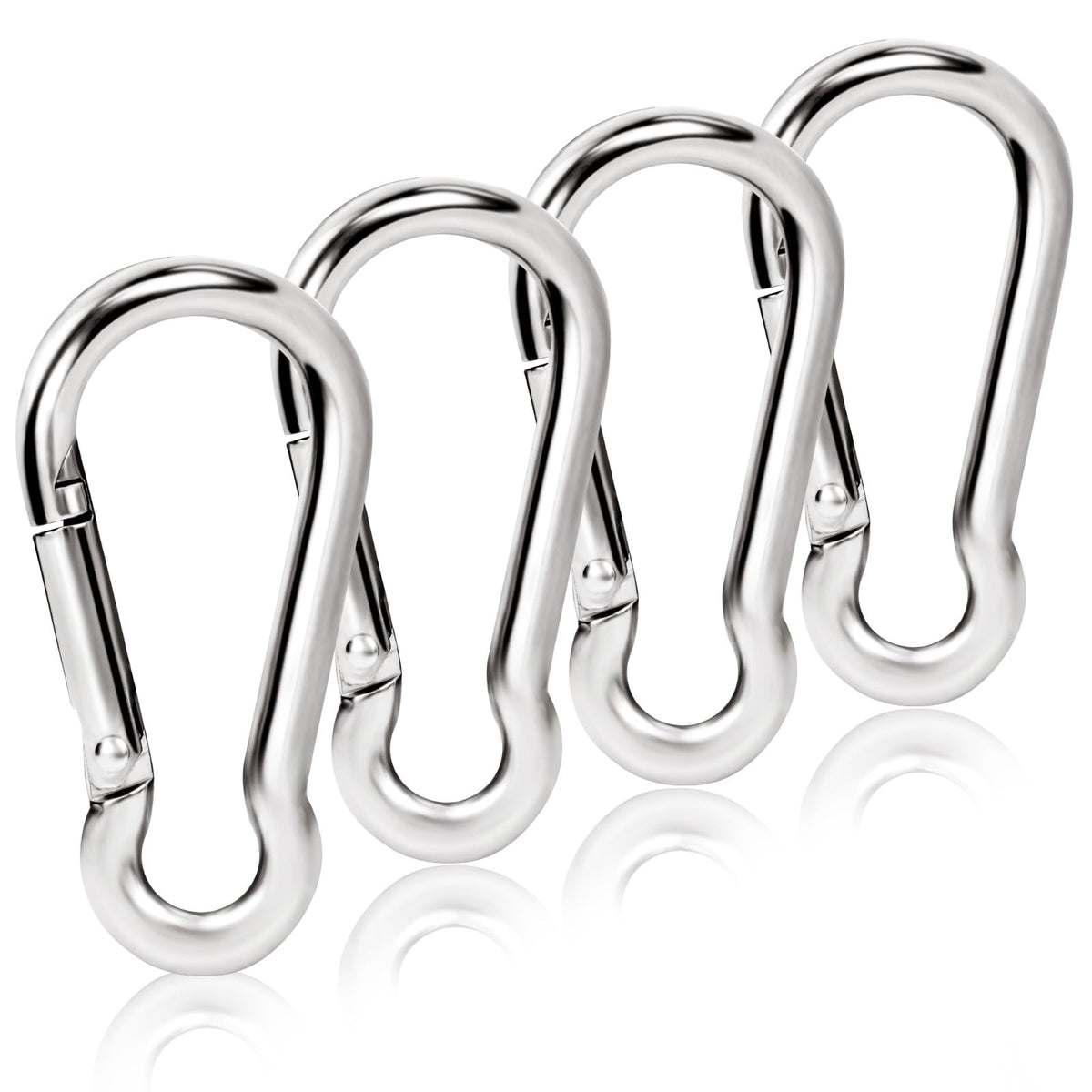 BONWIN four-pack flag pole clips for grommeted flags provide quick replacement hardware