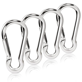 BONWIN four-pack flag pole clips for grommeted flags provide quick replacement hardware