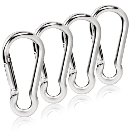 BONWIN four-pack flag pole clips for grommeted flags provide quick replacement hardware