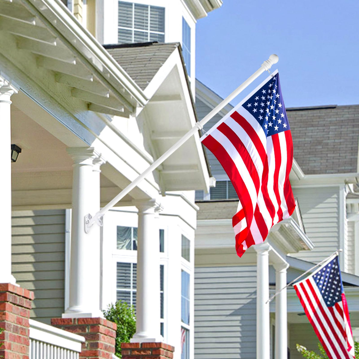 BONWIN durable flag ring kit for outdoor flagpole displays