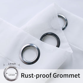 BONZER curtain with rustproof grommets ready for easy installation