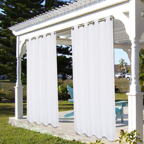 Weatherproof BONZER curtain designed for windy outdoor spaces