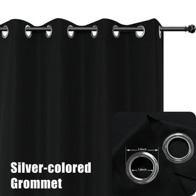Close-up of BONZER rust-proof 1.6-inch grommets for smooth operation.
