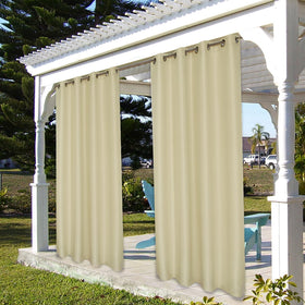 BONZER curtain resists wind with weight bags for stability