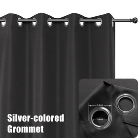 BONZER outdoor curtain 54x84 panel blocks sun and adds privacy on porches.