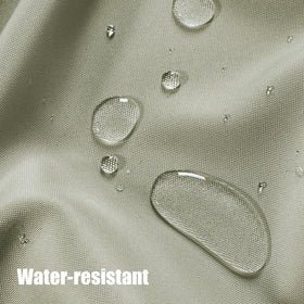 BONZER waterproof polyester fabric keeps rain out and color vibrant.