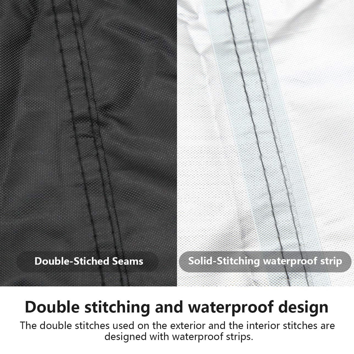 Close-up of BoomBa 600D polyester Oxford fabric illustrating durability and UV resistance.