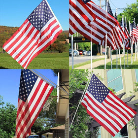Boonipet 4x6 flag in light breeze shows low-wind performance