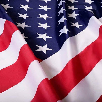 Boonipet American Flag 4x6 outdoor front view with vivid color for porch display