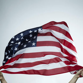 Boonipet American Flag 4x6 packaging ready for display