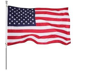 Boonipet American Flag featuring brass grommets for secure mounting