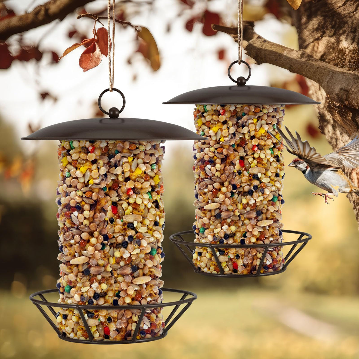 Booson outdoor bird feeding decor enhances yard appeal and bird activity.