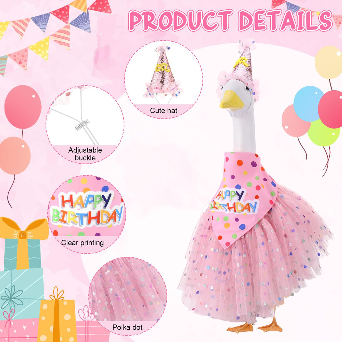 Booson three-piece set makes quick goose dress-up for celebrations