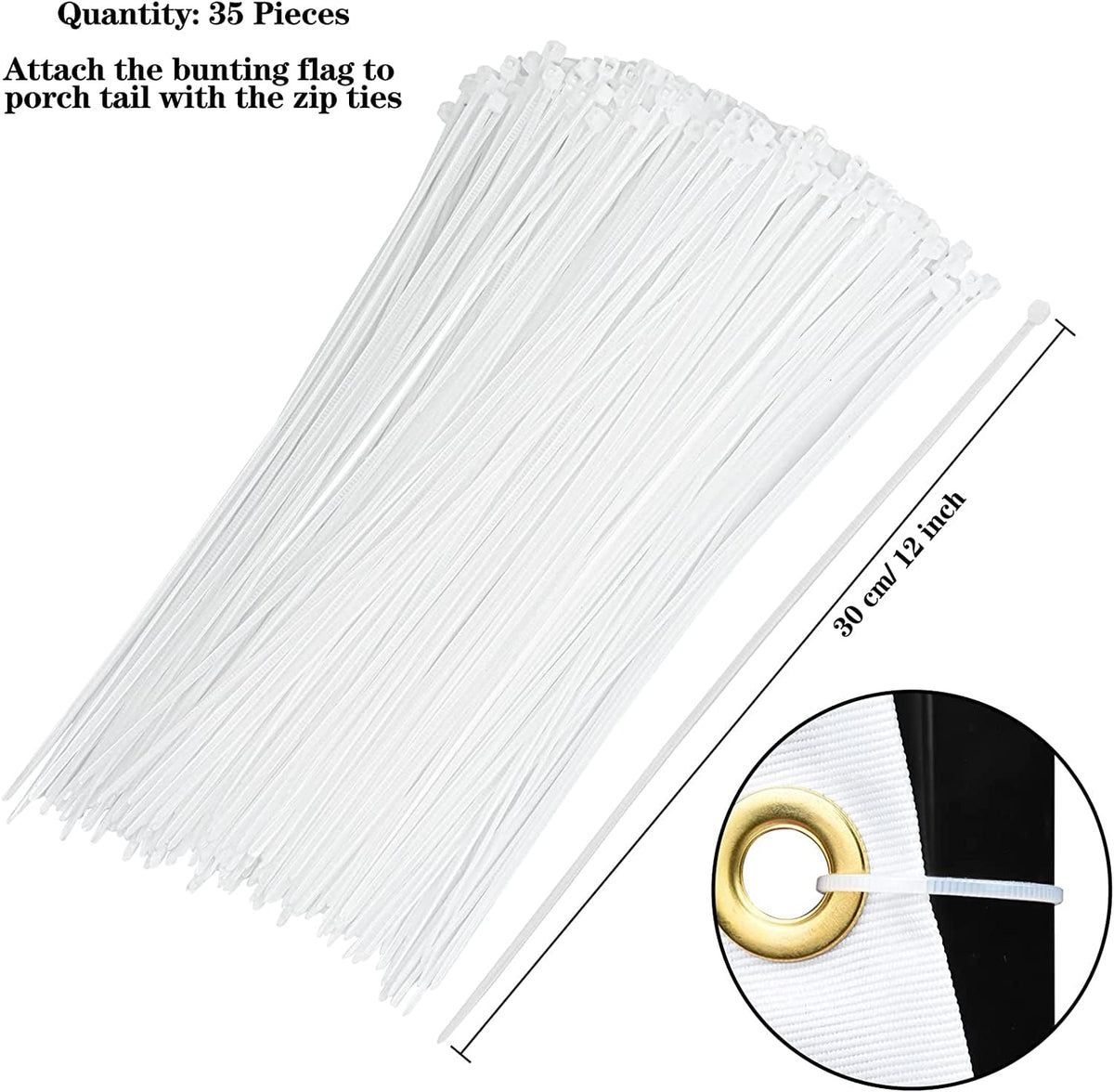 Booson versatile patriotic banner for indoor and outdoor celebrations.