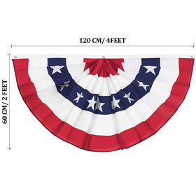 Booson patriotic bunting flags with UV fade resistant colors for lasting outdoors.