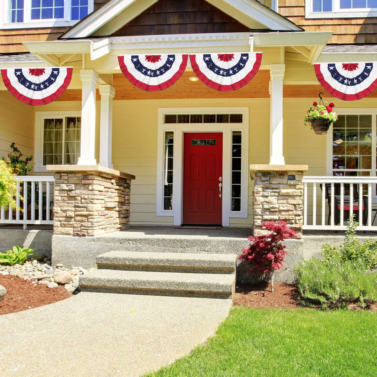 Booson USA flag design with stars and stripes motif.