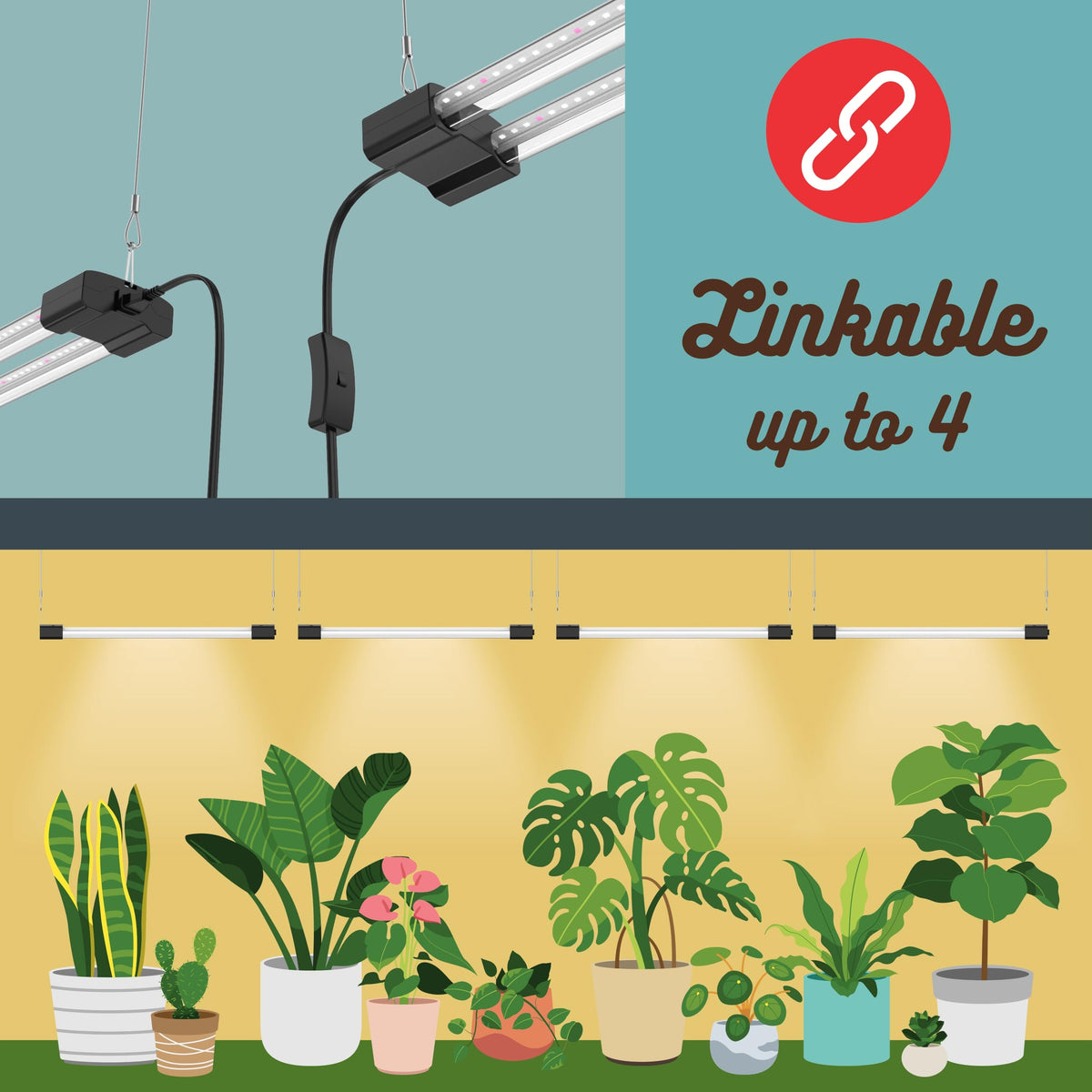 Energy-efficient 20W fixture delivering bright 2400 lumens with cool operation.