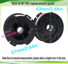 BOOTOP PIN AF-100 spool with springs shows complete kit components