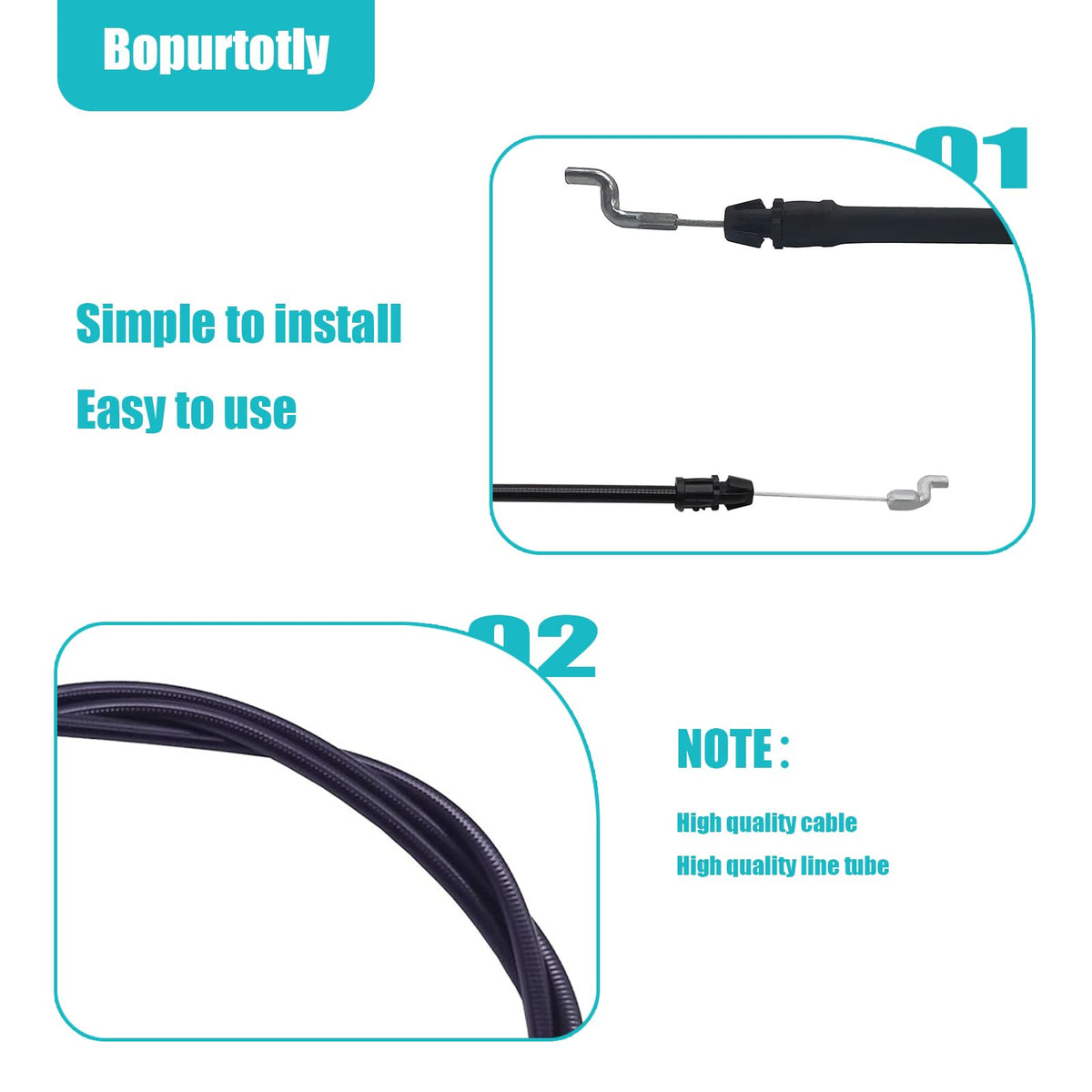 Bopurtotly clutch control cable model compatibility list confirms broad fit