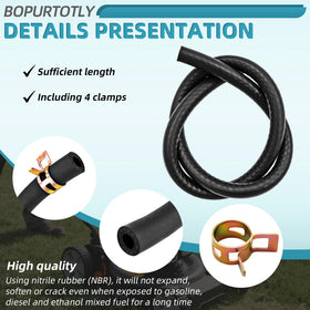 NBR reinforced rubber construction for OEM replacement compatibility.