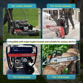 Bopurtotly fuel line suitable for lawn mowers, snow blowers, and other small engines.