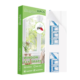 Boromine 90-pack window fly traps in packaging, ready for quick pest control.