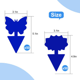 Close-up of Boromine trap adhesive on a double-sided sheet.