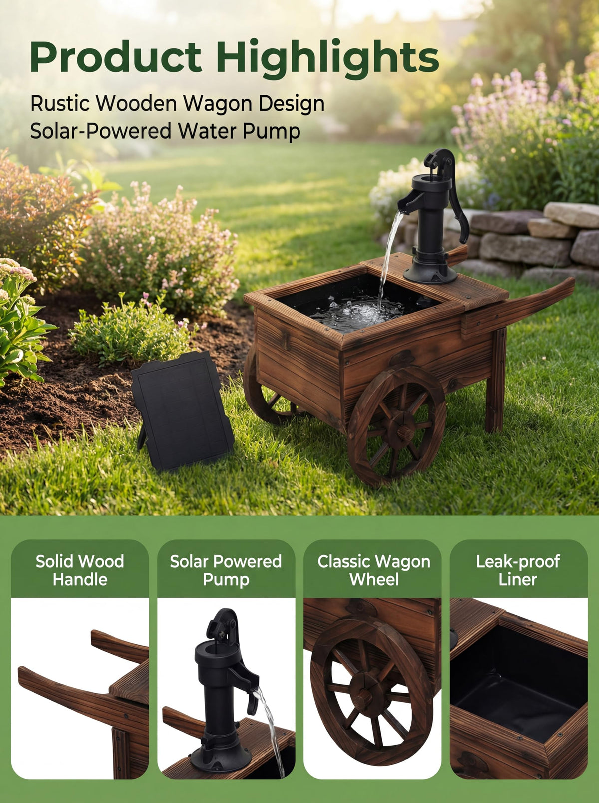 Borsynium rustic fir wood texture adds warm charm to any outdoor area