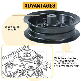 Replacement compatibility covers Husqvarna and Craftsman models like Z254F and YTH series