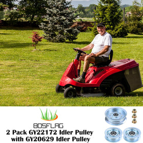 BOSFLAG durable idler pulley designed for rugged field use