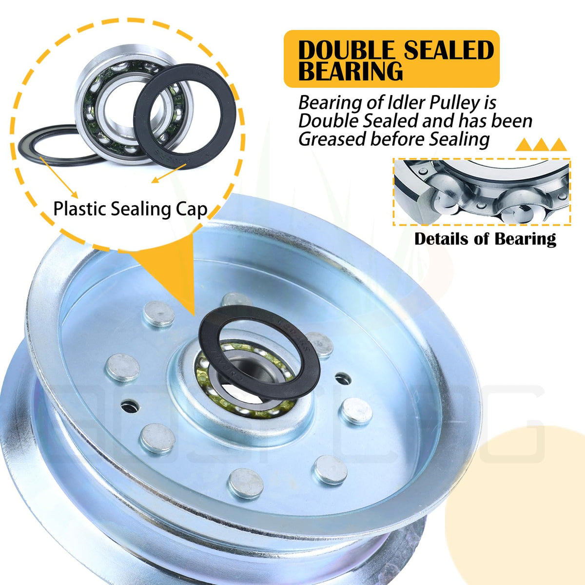 BOSFLAG compatible John Deere tractors help maintain belt tension and idle performance
