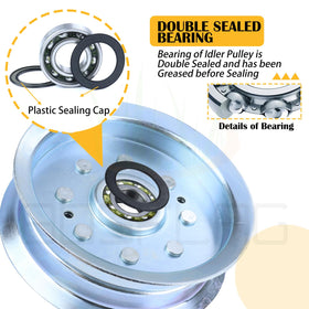 BOSFLAG compatible John Deere tractors help maintain belt tension and idle performance