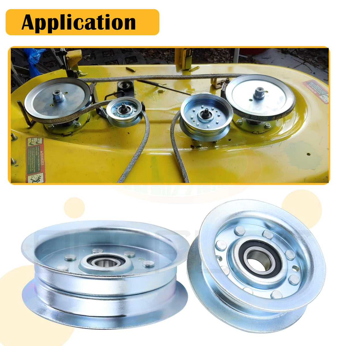 BOSFLAG fits L-series tractors for reliable belt drive